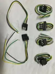 4 FLAT TRAILER WIRE HARNESS 4 WIRE 2 FOOT LONG