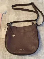 RADLEY London Pockets Medium Leather Ziptop Crossbody Bag - Mahogany Brown