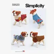 Pawfect Pooch Coat Kit: Multicolor Sewing Patterns for XS-XL Dogs (Code S9520)