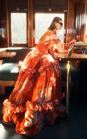 [Leo Lin] Angela Ruffled Maxi Dress