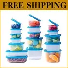 Premium Attached Lid Food Storage Containers - Perfect for Meal Prep & Leftovers