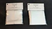 Vintage Stemware Glasses Cloth Coaster Slippers Lot Of 2pkgs. 4 In Each Package.
