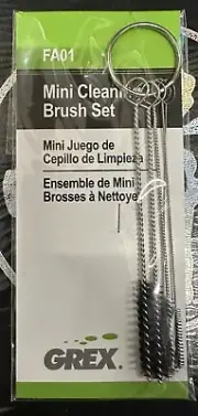 Grex Airbrush Mini Cleaning Brush Set, Part FA01