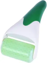 LRXIYODE Handheld Green Face Roller Aging Spa Roller for Puffiness Relief Easy to Use Skin Care Massager for Redness Migraine Relief Lightweight Travel Friendly Face Massage Tool