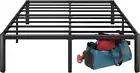 Van Queen Bed Frame 40cm Metal Bed Base | Steel Slat Mattress Support | Bedro...