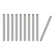 6x55mm Dowel Pins, 10pcs Round Head Flat Chamfered End Dowel Pin