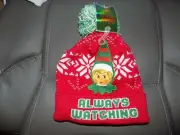Always Watching Elf Toboggan Hat NEW