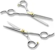 2pcs 6" Professional Hair Cutting Thinning Scissors Salon Shears Hairdressing Set