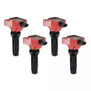 MSD Ignition Coil Red Set Of 4 For 19-22 Ford Bronco EcoBoost 2.0L L4 825964 (for: Ford)