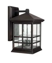 Capital Lighting 9912 Bronze Preston 3-Light Outdoor Wall Sconce
