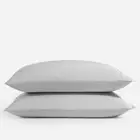 80% Cotton, 20% Viscose Derived from Bamboo King Size Pillow Cases - Set of 2...