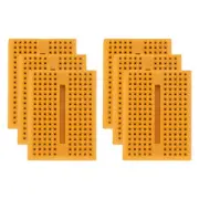 6pcs Mini Breadboard,Solderless Breadboard Small 170 Points,SYB-170,Yellow