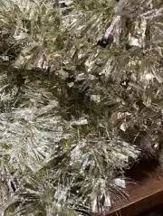36ft Standard Tinsel Gold Frosted Shiny Garland NEW Tree Deco Christmas