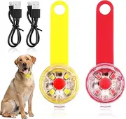 Dog Light via USB Rechargeable Waterproof LED Light Pendant, 3 Flashing Modes, Suitable for Children, School Bags, Dogs, Cats, Joggers, Walkers, Cyclists, no, No, No