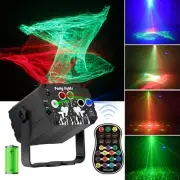 DJ Disco Party Lights Battery Powered - Northern Laser Light Effect RGB Led S...