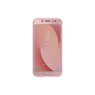 三星 Samsung Galaxy J7 Pro 薄式透明軟套 粉色