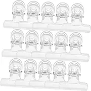 NOLITOY 30pcs Plastic Nail Clips for Nails Fixing Short Press Fake Wearing Manicure Tool