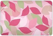 Henri Style Leaf Petal Colorful Toddler Mattress Pads Highly Absorbent Sheet Cover Underpads Machine Washable Bed Liners for Kids Adults Pets , 52" L x 34" W panales de cama para