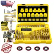 Precision 35-Piece Screw Extractor and Reverse Drill Bits for Stubborn Fasteners