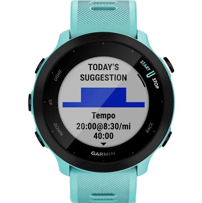 Garmin Forerunner 55 Aqua Bluetooth Smartwatch NEW