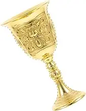 MOLUCKFU Elegant Rose Cup European Style Liquor Glass Small Whiskey Cup Anti-Break Decorative Home Accessory