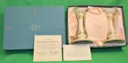 New Box LENOX Fine China 24k Gold THE CONSTITUTION 7"h Set of 2 Candlesticks