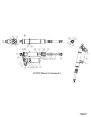 Polaris B.O. Tube Cup, Genuine OEM Part 1501280, Qty 1