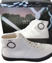 Vans x Quasi Men's Gilbert Crocket Hi Decon White Canvas shoes Size 13 NIB