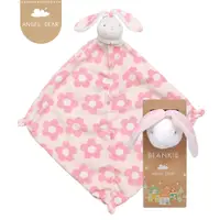 在飛比找PChome24h購物優惠-美國 Angel Dear 動物嬰兒安撫巾單入禮盒 (花花小