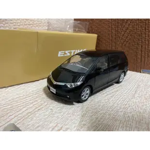 Toyota  previa  黑色 1/30 日規原廠模型車