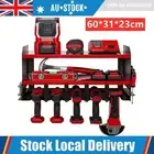 3 Layer 5Slots Power Tool Organizer Drill Storage Shelf Garage Holder Wall Mount