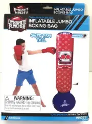 DYNAMITE PUNCHER Inflatable Jumbo Boxing Bag For 5+ Ages Kid, New With Box!