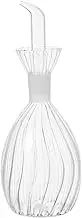 HAKIDZEL Glass Oil Dispenser Bottle Leak Seasoning Kettle for Vinegar Soy Sauce and Condiments Elegant Kitchen Storage for Parties and Buffets