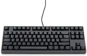 FILCO Majestouch 3 Ninja FKBN87MC/EFMB3-AKP Tenkeyless PBT Keycap, English Layout, Key Front Engraving, Cherry MX Blue Axis, N Key Rollover, Asagi Keeper Included, Matte Black