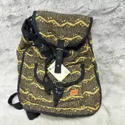 Roxy Backpack Drifter Burlap Surf Outdoor Adjustable Straps