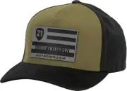 Highway 21 Patriot Flexfit Hat Green/Black