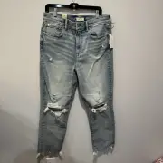 American Eagle AE77 Premium High-Waisted Mom Jean Size 14 NEW $128 Retail