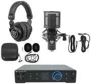 Presonus Quantum HD2 USB Audio Recording Interface+Studio Microphone+Headphones
