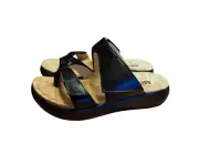 Alegria Women's Leather Toe-Loop Sandals Beatrix Size 40 US 9.5-10