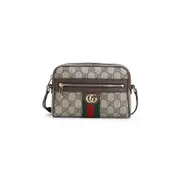 [Gucci] Gucci-Beige Ophidia Textile Gg Supreme Pouch-Donna OS OS