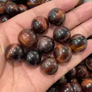 10pc TOP Natural red tiger eye quartz ball carved crystal 20mm sphere healing