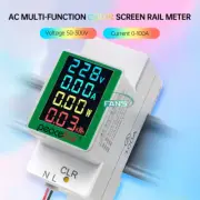 Digital Power Energy Voltmeter Ammeter Watt Kwh Power Meter Range AC50-300V 100A