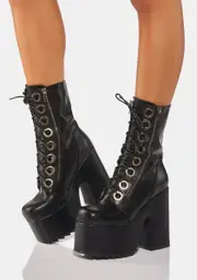 [Lamoda] O-Ring Platform Boots