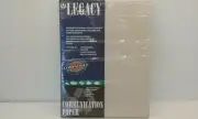 STRATHMORE LEGACY 32-080 STATIONERY, MARBLE ROSE, 80 COUNT, 8-1/2x11, NIB