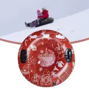 Inflatable Snow Tube Snow Toy Inflatable Sled for New Year Christmas Outdoor