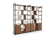 Eureka Napa Standing Bookshelf Coastal Collection [ERK-HOBC-01WN]