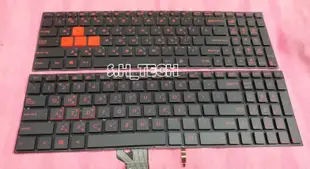 ☆全新 華碩 ASUS FX502 FX502V FX502VM 中文鍵盤 背光鍵盤 筆電鍵盤 更換
