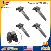 4PCS Ignition Coil 90919-02240 For Toyota Yaris Prius xA xB Echo 1.5L (for: Toyota)
