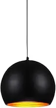 Creative Modern Style Flush Mount Chandelier,Semi-Circular Design Metal Hanging Lamp Lampshade,E27 Base Single-Head Ceiling Lighting,Bedroom Dining Room Balcony Pendant Lamp