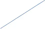 uxcell Twist Ties 0.5 Feet Blue Round PVC Metal Core, Reusable Cable Cord Wire Garden Plant Ties for Bundle Wires, Climbing Plants Gardening Tomatoes Tie